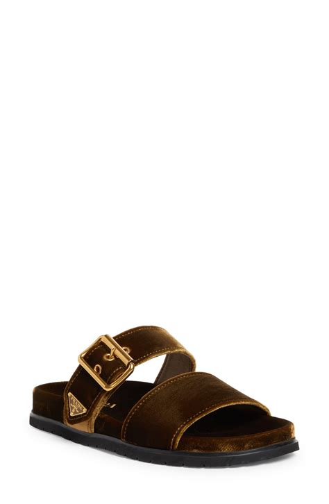 prada double band slide sandal|sandal Prada original.